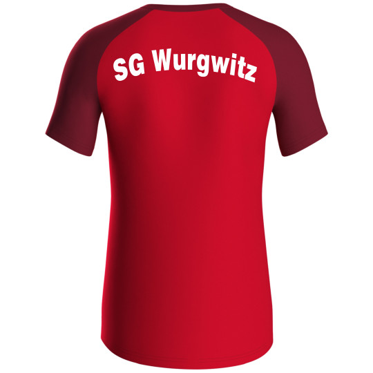 SG Wurgwitz Kinder T-Shirt rot/weinrot