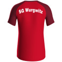 SG Wurgwitz Kinder T-Shirt rot/weinrot