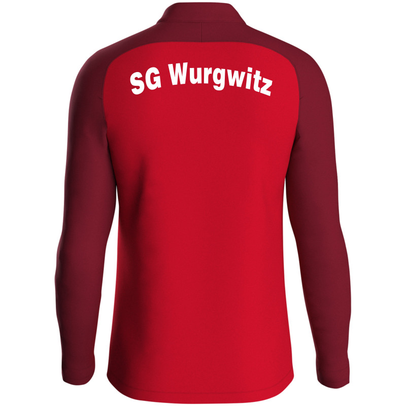 SG Wurgwitz Herren Ziptop rot/weinrot