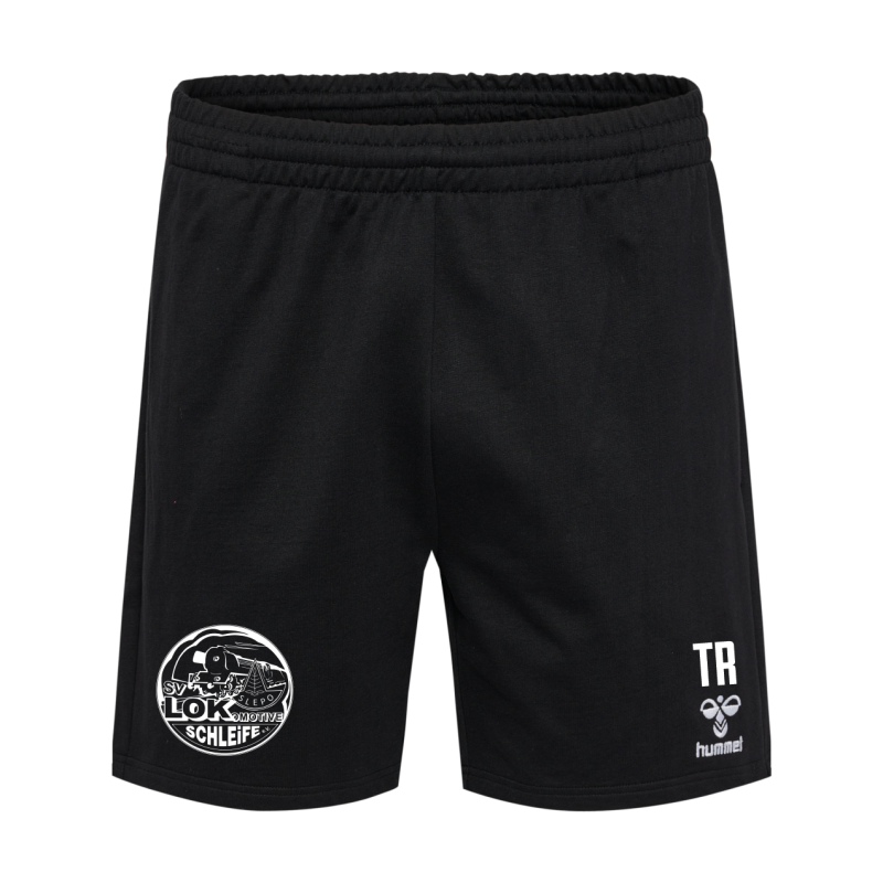 SV Lok Schleife Damen Baumwoll-Shorts schwarz
