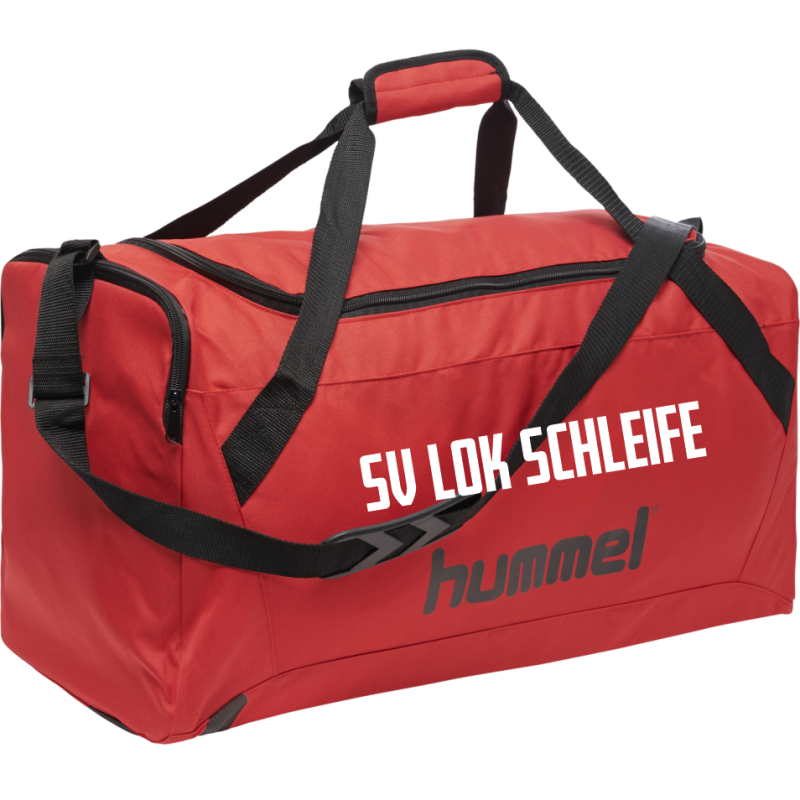 SV Lok Schleife  Sporttasche XS rot/schwarz