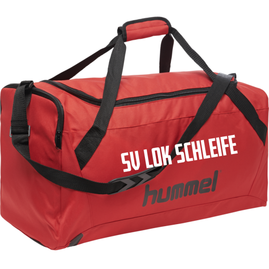 SV Lok Schleife  Sporttasche S rot/schwarz