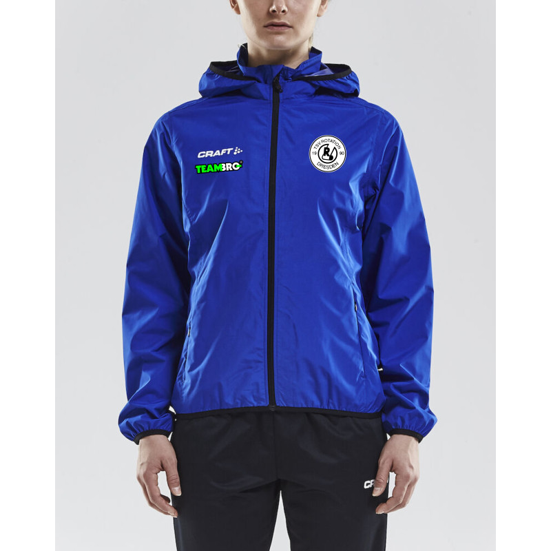 TSV Rotation Dresden Montagspaddler Damen Regenjacke blau