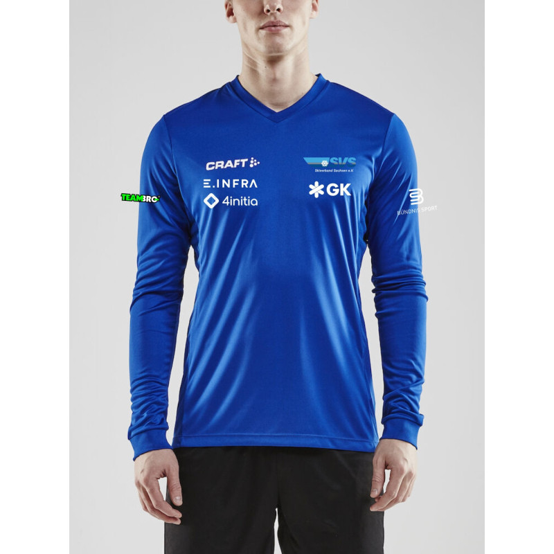 SVS Trainings-Langarmshirt Junior  navy