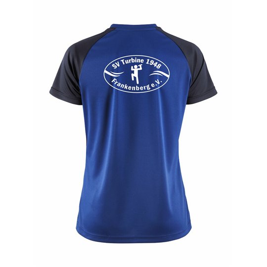 Turbine Frankenberg Aerobic Damen Squad Tee blau/navy