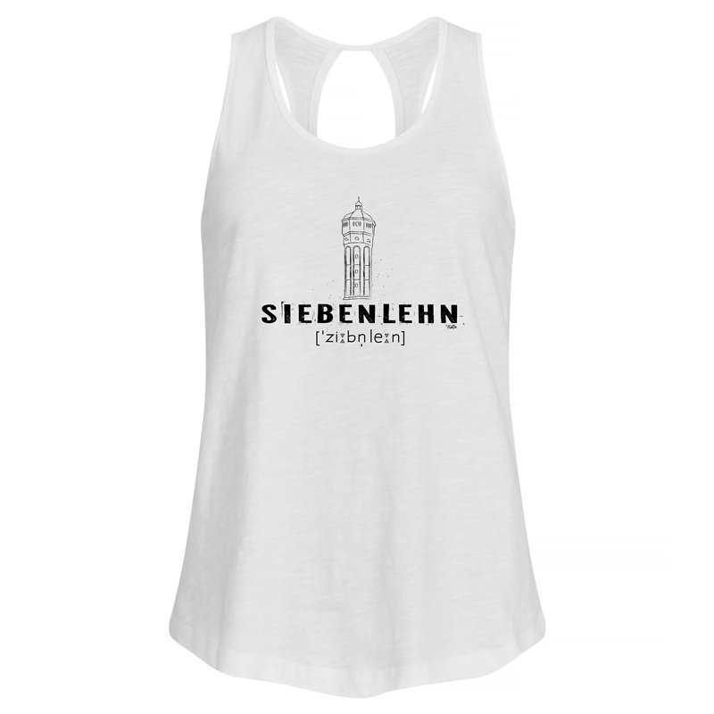 Siebenlehner SV Damen Tanktop "Wasserturm Lautschrift"