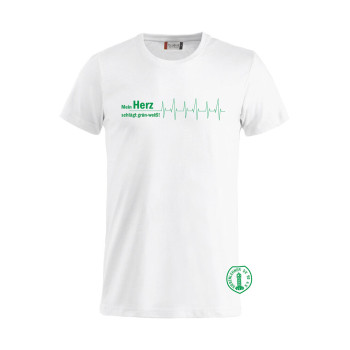 Siebenlehner SV Kinder T-Shirt weiß "Herzschlag"