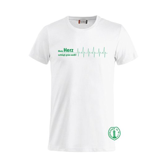 Siebenlehner SV Kinder T-Shirt weiß "Herzschlag"