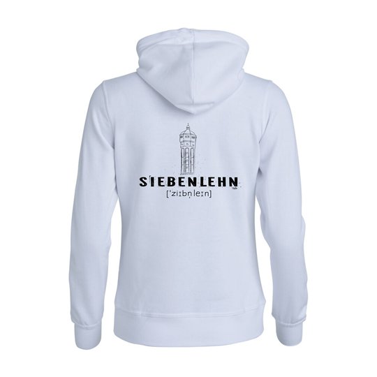 Siebenlehner SV Damen Kapuzenjacke "Wasserturm Lautschrift"