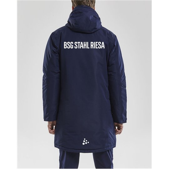 BSG Stahl Riesa Kinder Parka navy