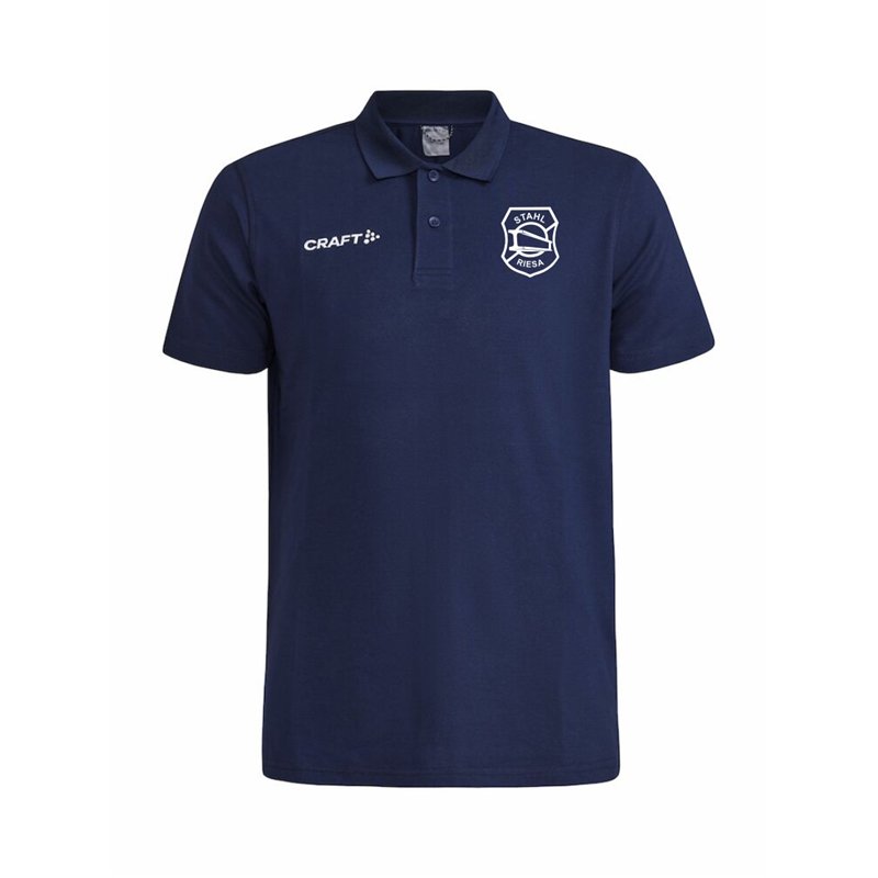 BSG Stahl Riesa Unisex Polo navy