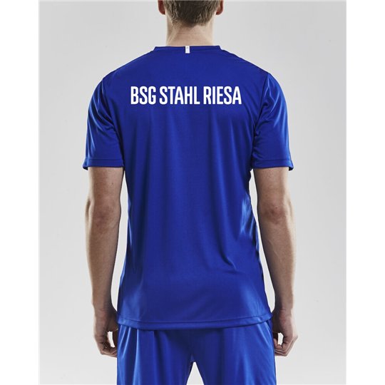 BSG Stahl Riesa Kinder Trainingsshirt blau