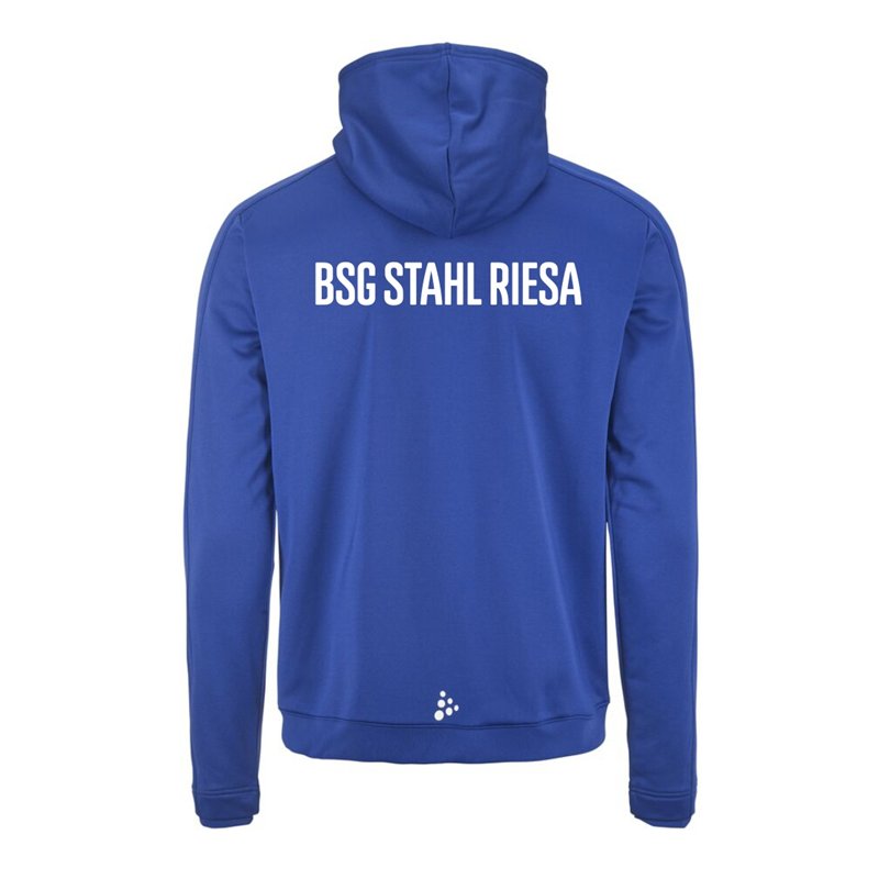 BSG Stahl Riesa Kinder Kapuzenjacke blau