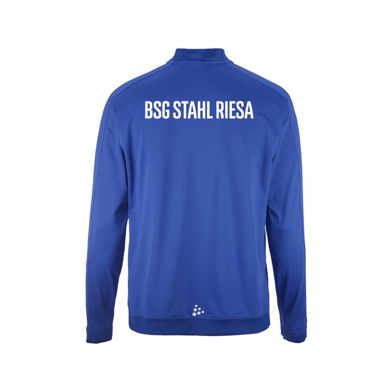 BSG Stahl Riesa Kinder Halfzip blau