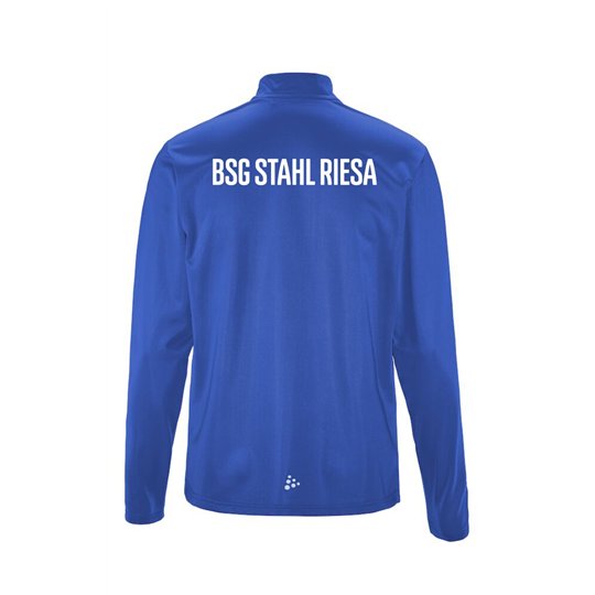 BSG Stahl Riesa Unisex Polyesterjacke blau