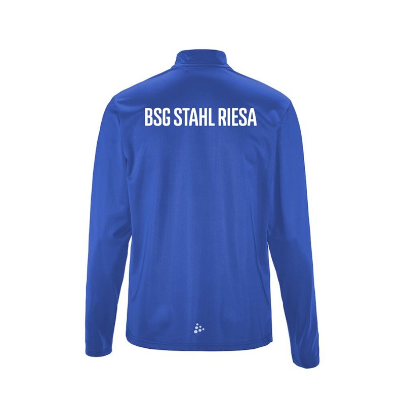 BSG Stahl Riesa Unisex Polyesterjacke blau