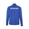 BSG Stahl Riesa Kinder Polyesterjacke blau