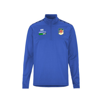 BSG Stahl Riesa Unisex Poly Ziptop blau