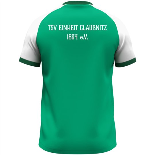 TSV Einheit Claußnitz Unisex T-Shirt grün/weiß