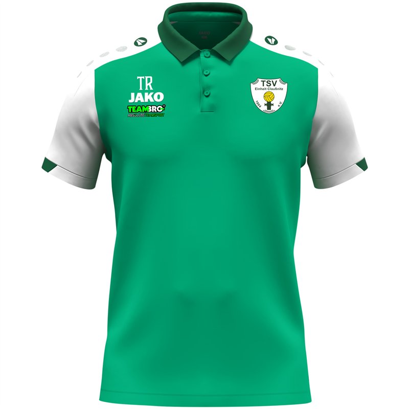 TSV Einheit Claußnitz Kinder Polo grün/weiß