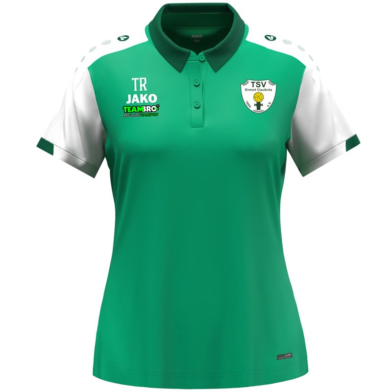 TSV Einheit Claußnitz Frauen Polo grün/weiß