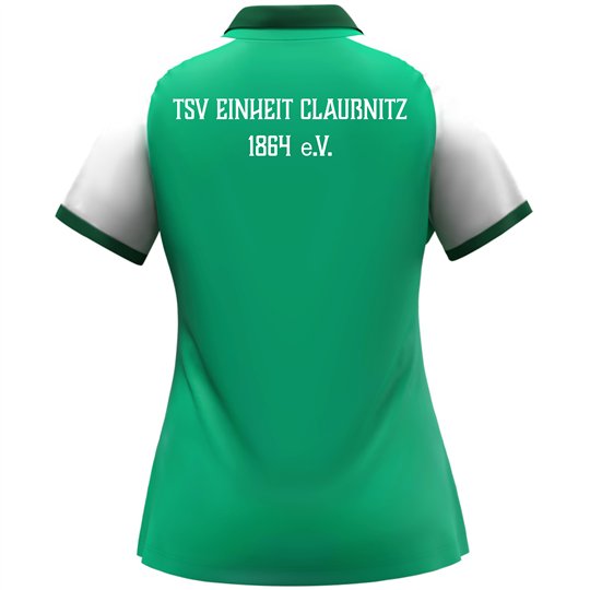 TSV Einheit Claußnitz Frauen Polo grün/weiß