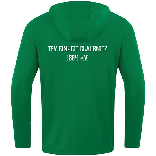 TSV Einheit Claußnitz Unisex Kapuzenjacke Power grün