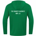 TSV Einheit Claußnitz Unisex Kapuzenjacke Power grün