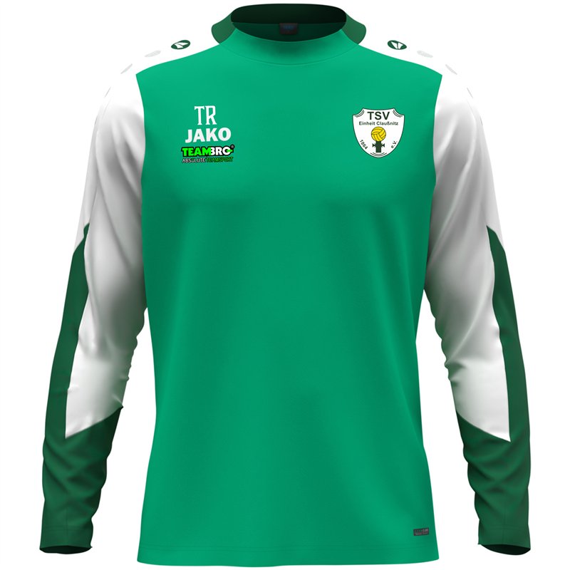 TSV Einheit Claußnitz Kinder Longsleeve grün/weiß