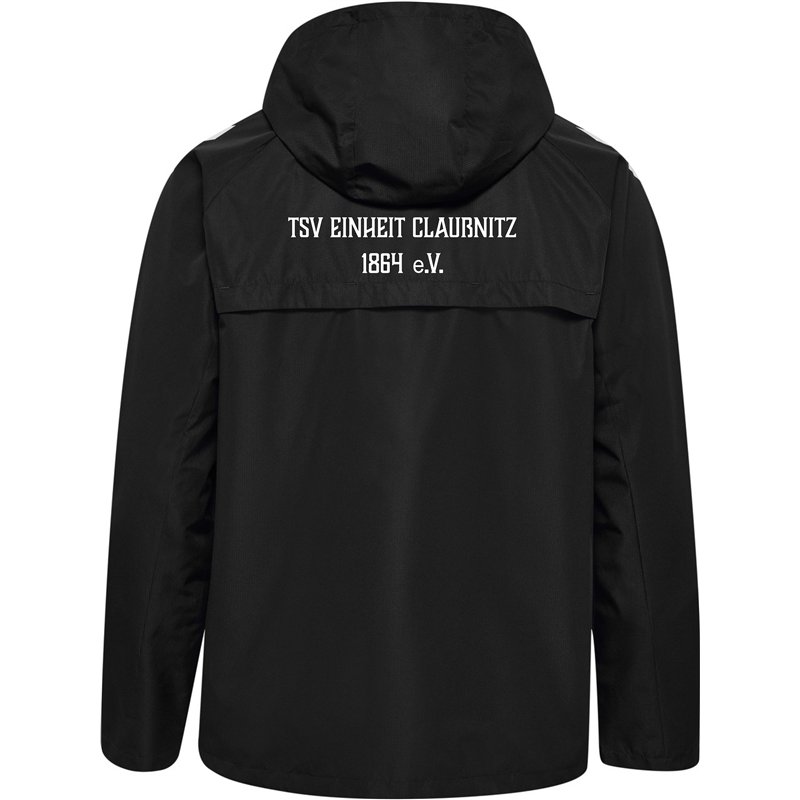 TSV Einheit Claußnitz Unisex Allwetterjacke schwarz