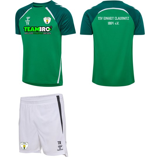 TSV Einheit Claußnitz Kinder Trainingset grün/weiss