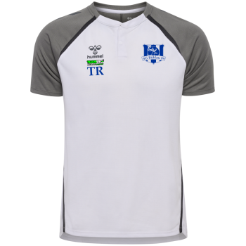 SG Bühlau Unisex Polo weiss/grau