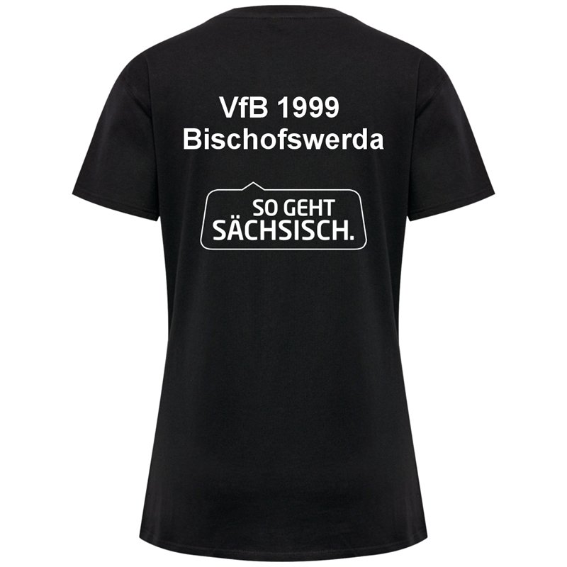 VfB 1999 Bischofswerda T-Shirt Damen "So geht sächsisch" Baumwolle