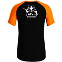 ATV 1848 Hainichen Kinder T-Shirt Iconic schwarz/neonorange