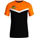 ATV 1848 Hainichen Herren T-Shirt Iconic schwarz/neonorange