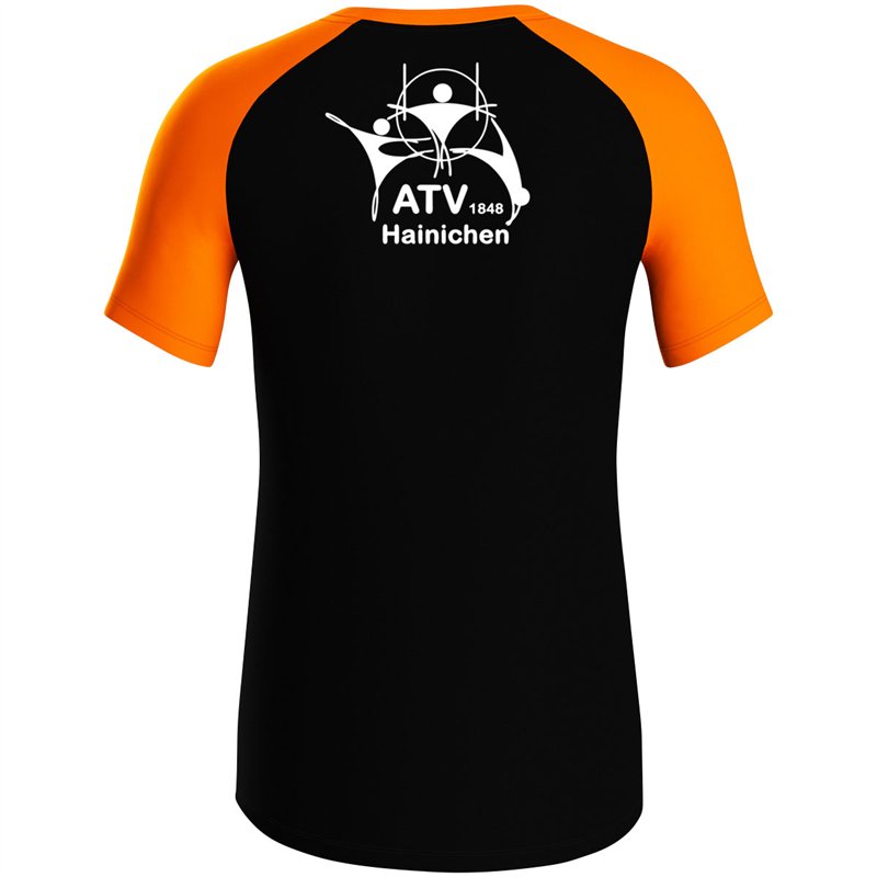 ATV 1848 Hainichen Herren T-Shirt Iconic schwarz/neonorange