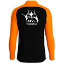 ATV 1848 Hainichen Unisex Ziptop Iconic schwarz/neonorange