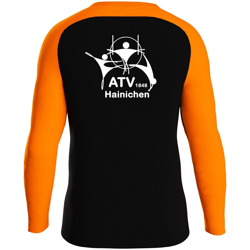 ATV 1848 Hainichen Unisex Sweat Iconic schwarz/neonorange