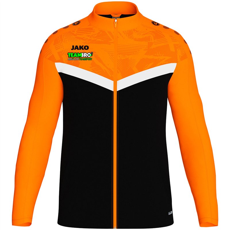 ATV 1848 Hainichen Kinder Polyesterjacke Iconic schwarz/neonorange