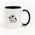 ATV 1848 Hainichen Tasse schwarz/weiss