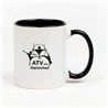 ATV 1848 Hainichen Tasse schwarz/weiss