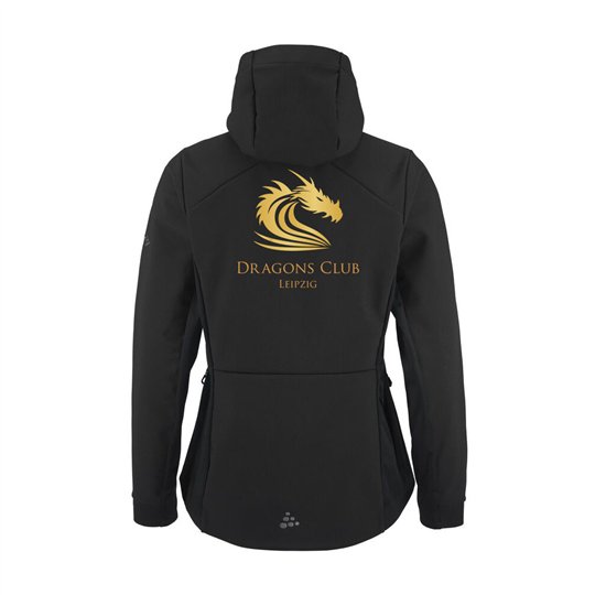 Dragons Club Leipzig ADV Explore Softshell Jacket 2 W Black