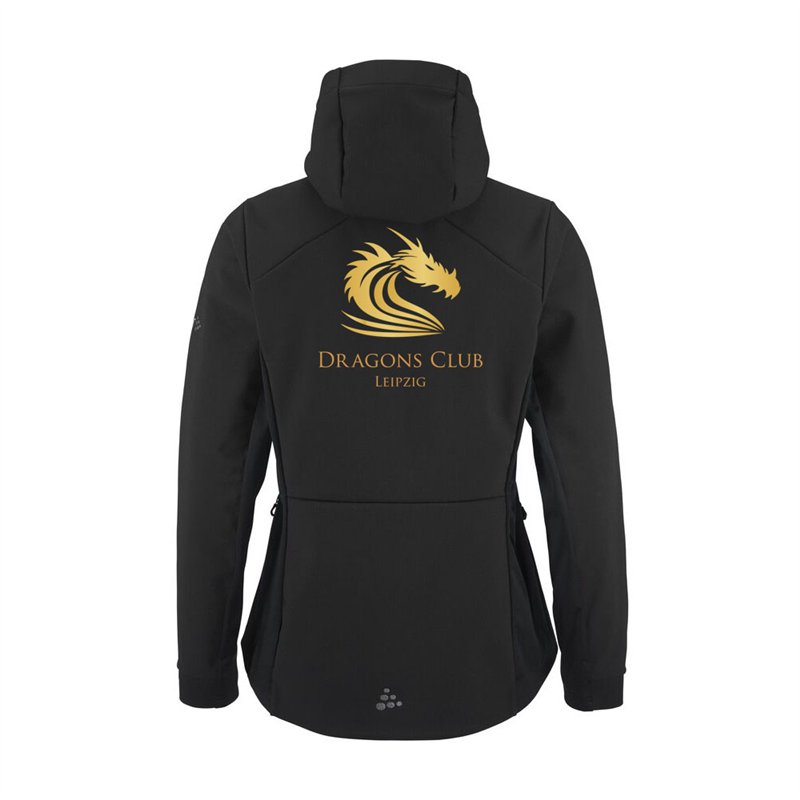 Dragons Club Leipzig ADV Explore Softshell Jacket 2 W Black