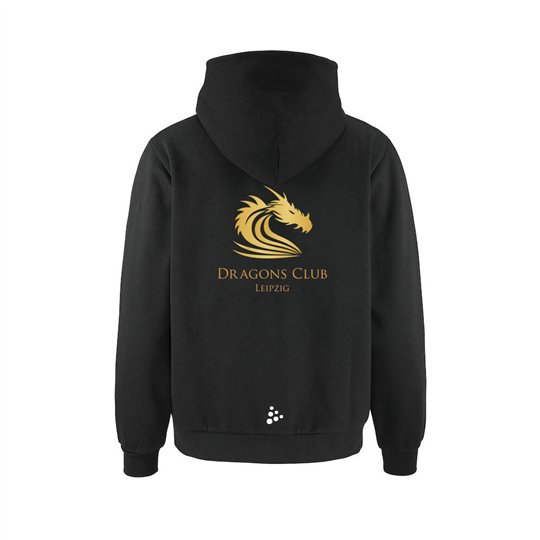 Dragons Club Leipzig Community 2.0 Logo FZ Hoodie W Black