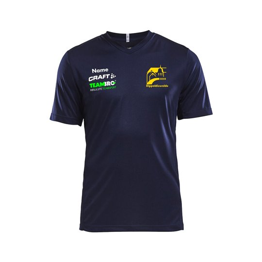 OS am Pfortenberg Kinder Trainingsshirt navy