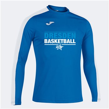 BC Dresden Langarm T-Shirt Kinder royalblau-weiss