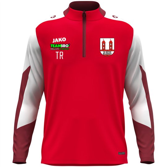 SG Motor Wilsdruff Fußball Zip Top Kinder rot/weiss