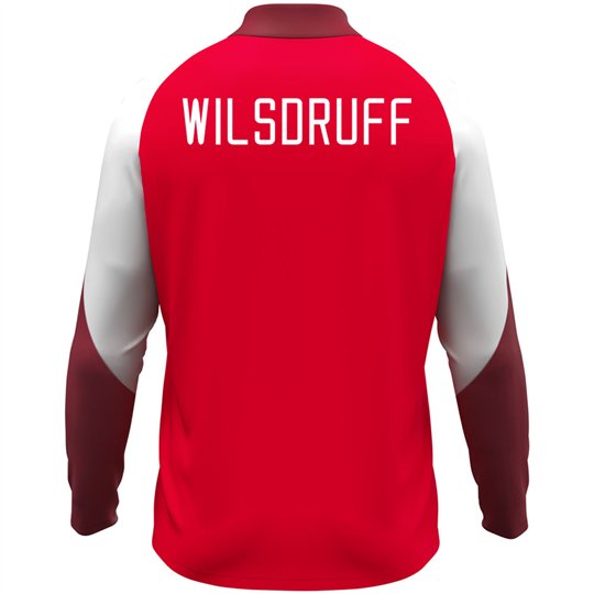 SG Motor Wilsdruff Fußball Zip Top Kinder rot/weiss