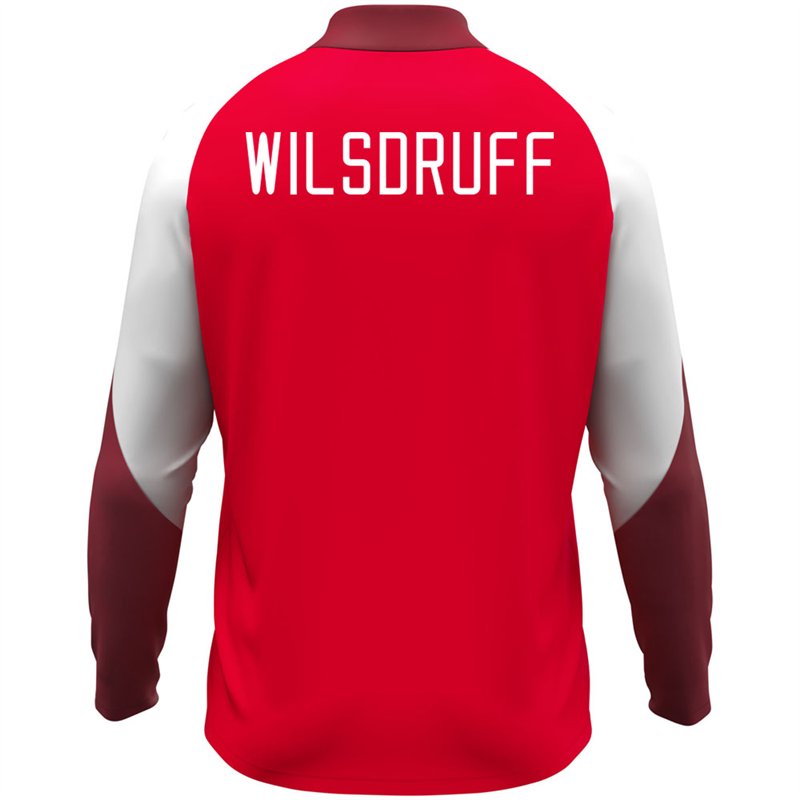 SG Motor Wilsdruff Fußball Zip Top Kinder rot/weiss