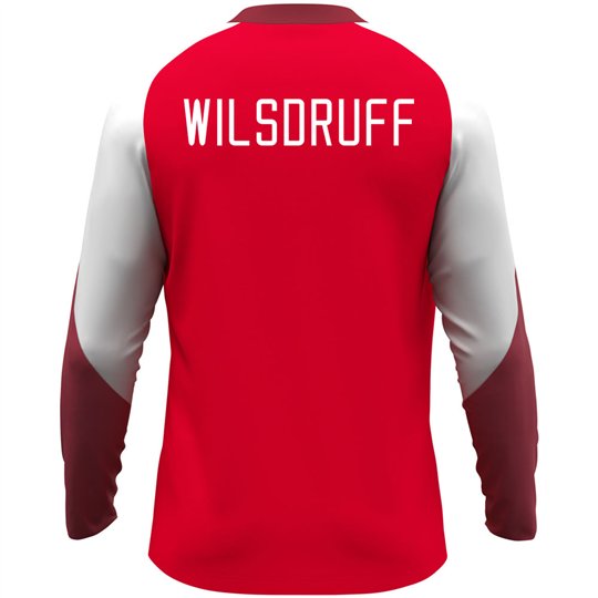 SG Motor Wilsdruff Fußball Longsleeve Kinder rot/weiss
